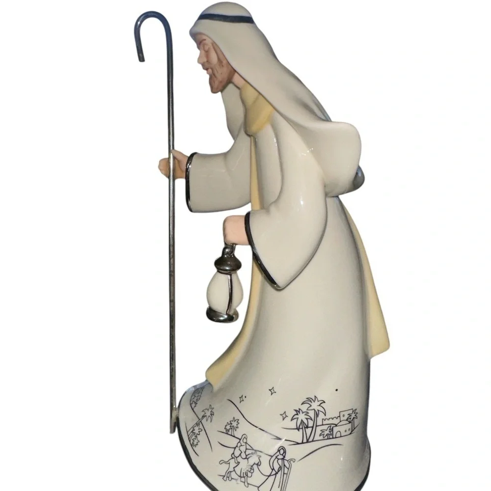 Hawthorne Village Silver Blessings Nativity Christmas Tree Collection JOSEPH